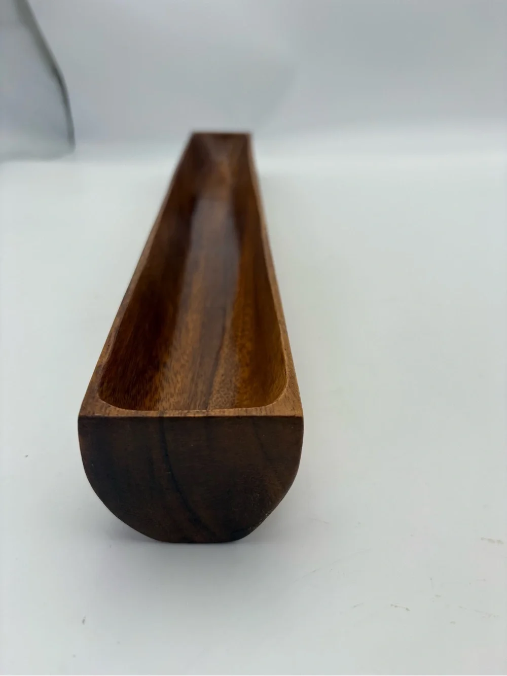 Gorgeous Mid-Century Modern Wooden Elongated Serving Tray